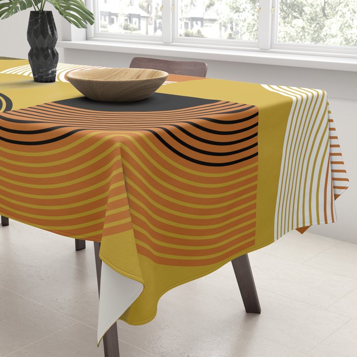 mid century arcs Tablecloth Gallery Image 3