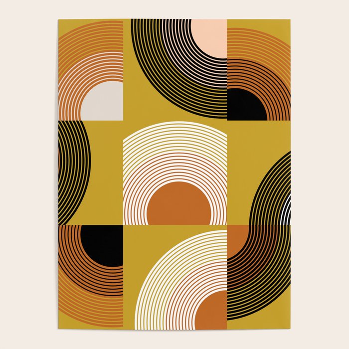 mid century arcs Poster Gallery Image 1