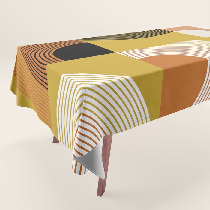 mid century arcs Tablecloth Gallery Image 1