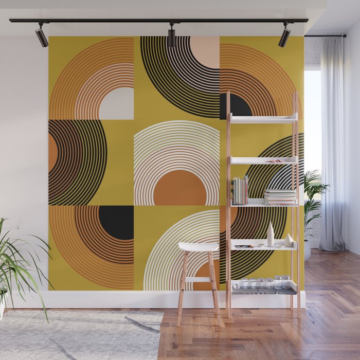 mid century arcs Wall Mural Gallery Image 1