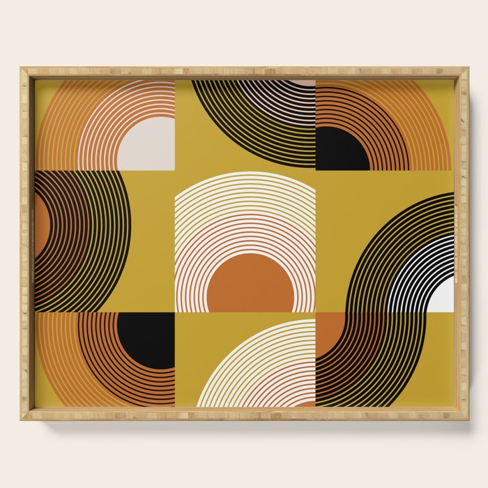 mid century arcs Serving Tray Gallery Image 1