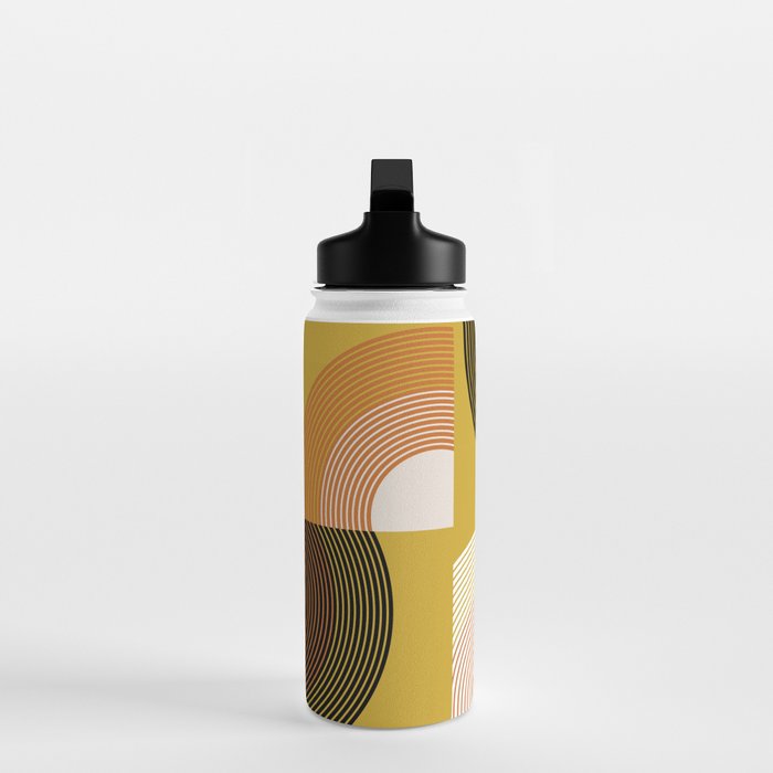 mid century arcs Water Bottle Gallery Image 3