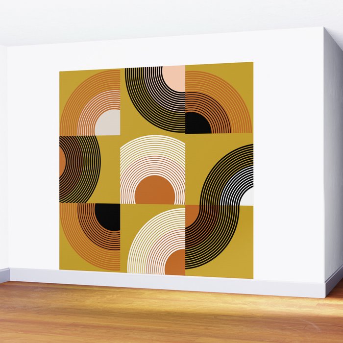 mid century arcs Wall Mural Gallery Image 2