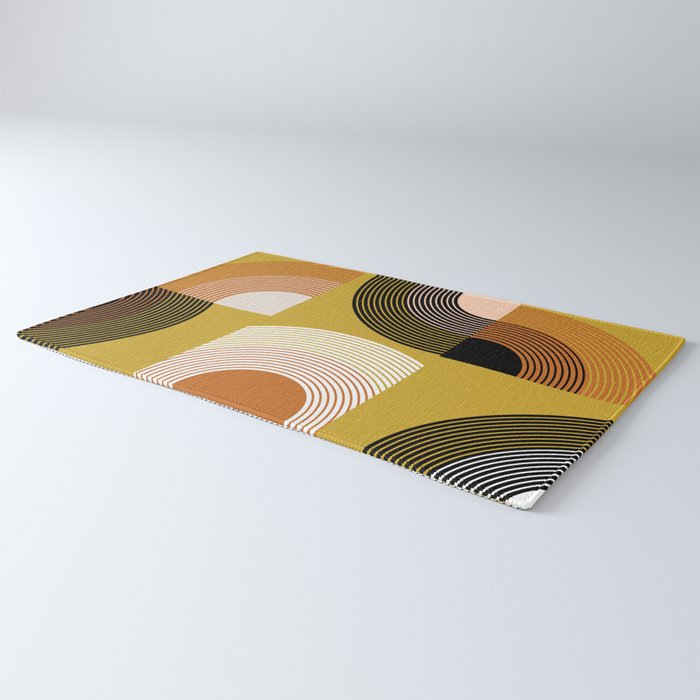 mid century arcs Rug Gallery Image 3