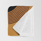mid century arcs Throw Blanket Gallery Image 3