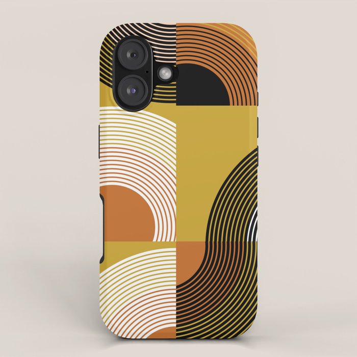 mid century arcs iPhone Case Gallery Image 1