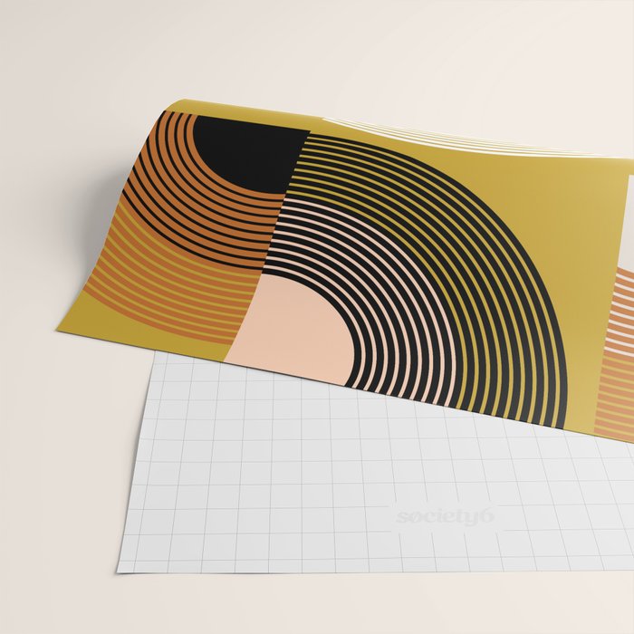 mid century arcs Wrapping Paper Gallery Image 2