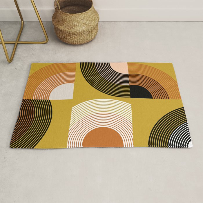 mid century arcs Rug Gallery Image 1