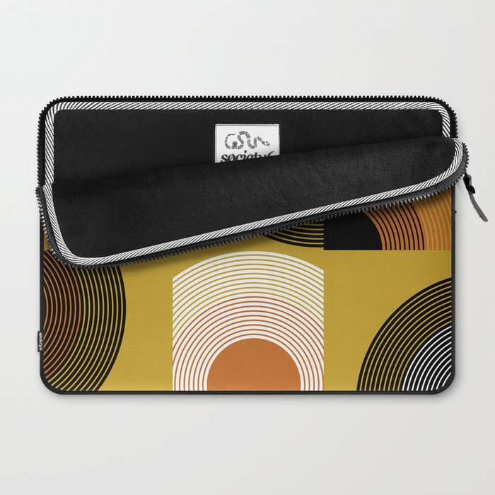 mid century arcs Laptop Sleeve Gallery Image 2