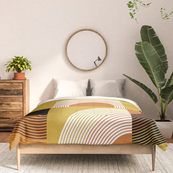 mid century arcs Comforter Gallery Image 3