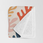 Matisse Colorful Cut Outs Mid Century Modern Art Throw Blanket Gallery Image 3