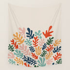 Matisse Colorful Cut Outs Mid Century Modern Art Wall Tapestry Gallery Image 4