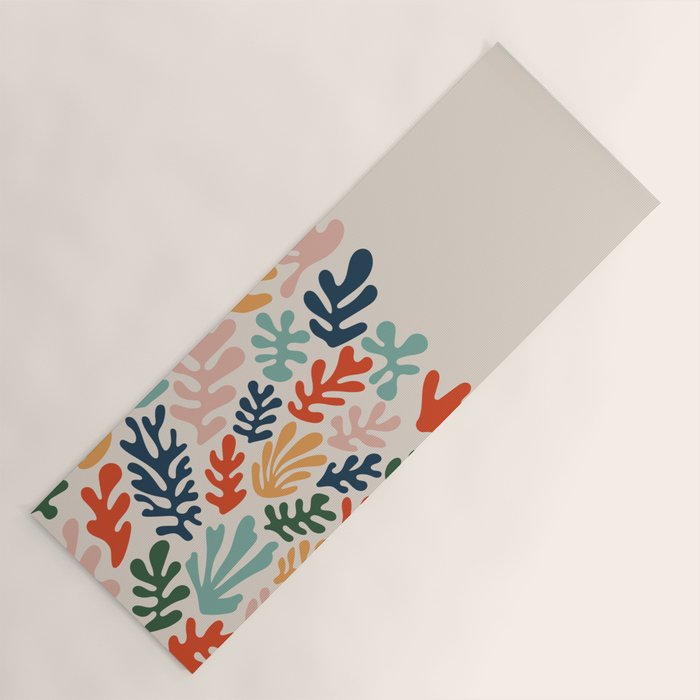 Matisse Colorful Cut Outs Mid Century Modern Art Yoga Mat Gallery Image 1