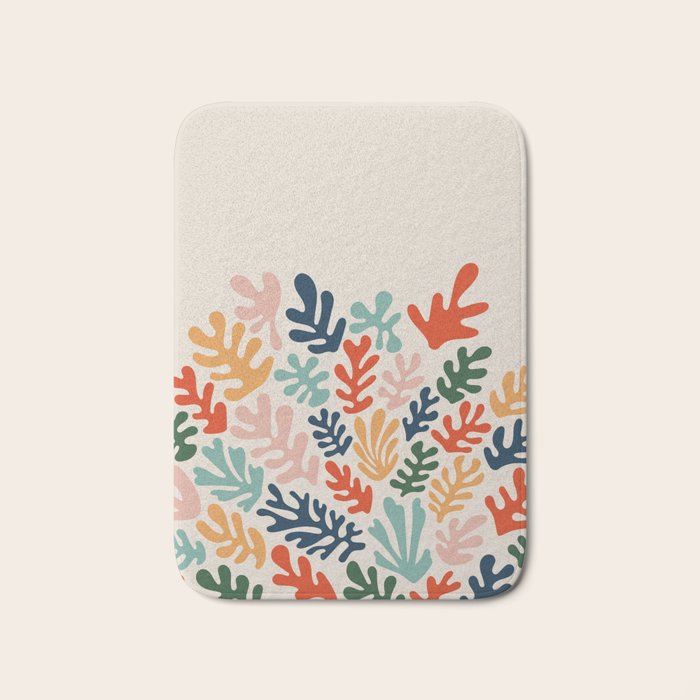 Matisse Colorful Cut Outs Mid Century Modern Art Bath Mat Gallery Image 1