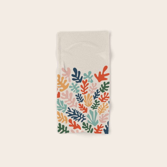 Matisse Colorful Cut Outs Mid Century Modern Art Bath Towel Gallery Image 1