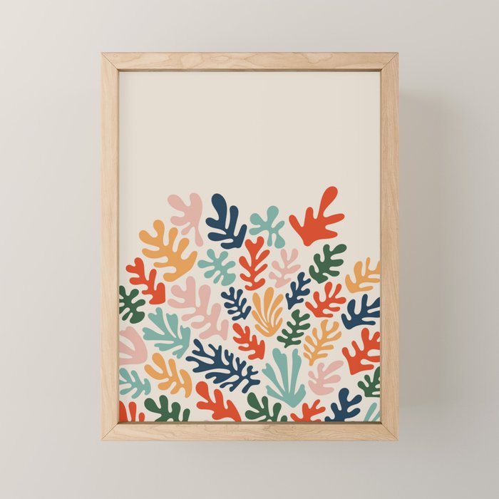 Matisse Colorful Cut Outs Mid Century Modern Art Mini Art Print Gallery Image 1