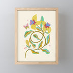 Vibrant daffodils garden Mini Art Print Gallery Image 1