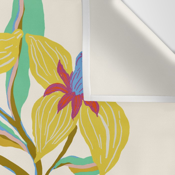 Vibrant daffodils garden Wall Tapestry Gallery Image 3