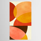 geometric autumn sun abstract Tablecloth Gallery Image 2