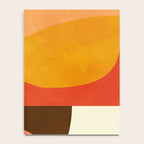 geometric autumn sun abstract Notebook Gallery Image 4