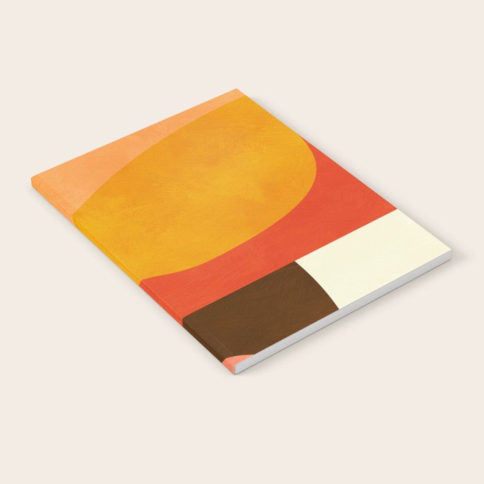 geometric autumn sun abstract Notebook Gallery Image 2