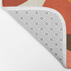 geometric autumn sun abstract Bath Mat Gallery Image 2