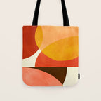 geometric autumn sun abstract Tote Bag Gallery Image 1
