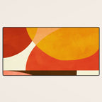 geometric autumn sun abstract Desk Mat Gallery Image 3
