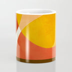 geometric autumn sun abstract Coffee Mug Gallery Image 4