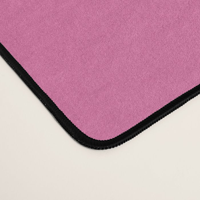 Mid-Century Modern Piquet Minimalist Abstract in Hot Pink and Retro Red Orange Desk Mat Gallery Image 4