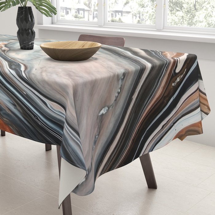 Copper and Stone Tablecloth Gallery Image 3