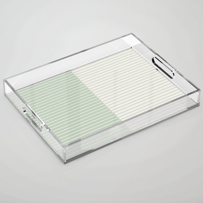 Color Block Lines XXIX Acrylic Tray Gallery Image 1
