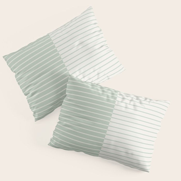 Color Block Lines XXIX Pillow Sham Gallery Image 1