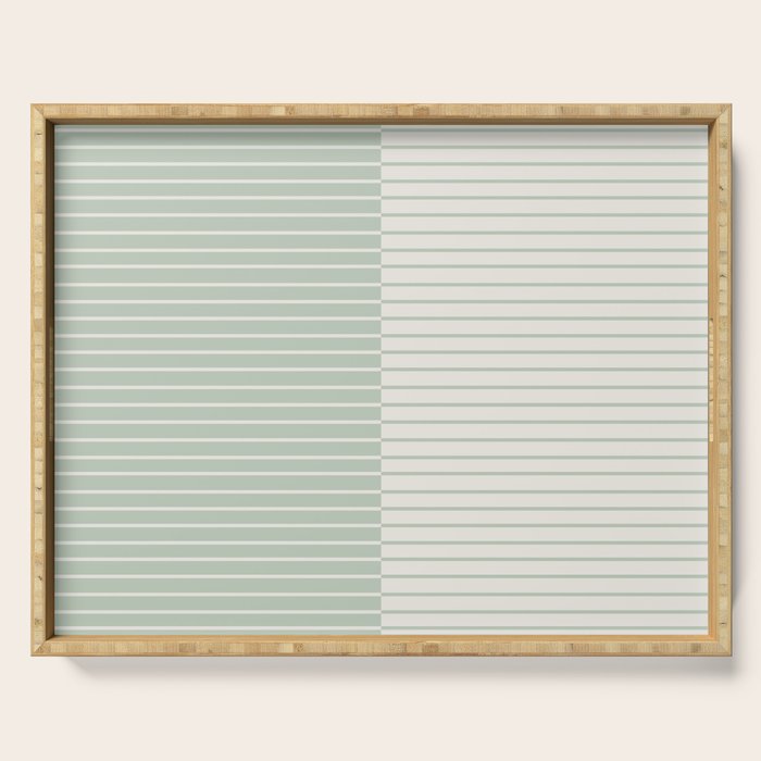 Color Block Lines XXIX Serving Tray Gallery Image 1