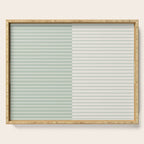 Color Block Lines XXIX Serving Tray Gallery Image 1