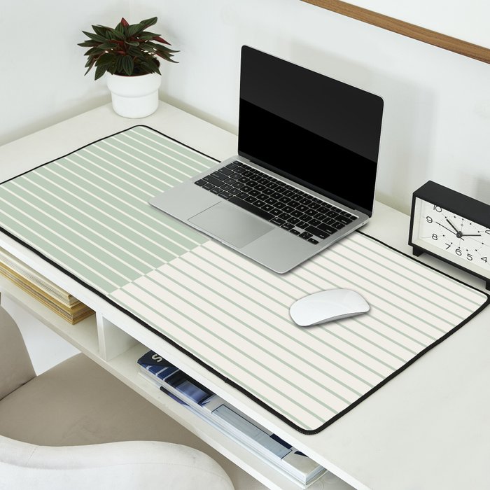 Color Block Lines XXIX Desk Mat Gallery Image 2