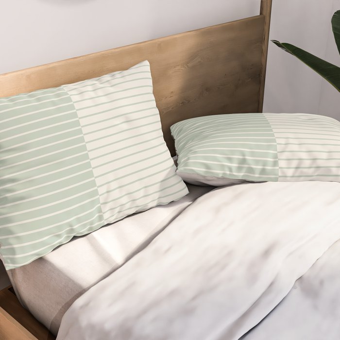 Color Block Lines XXIX Pillow Sham Gallery Image 2