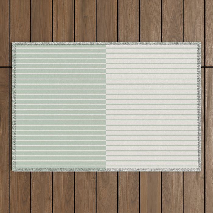 Color Block Lines XXIX Outdoor Rug Gallery Image 1