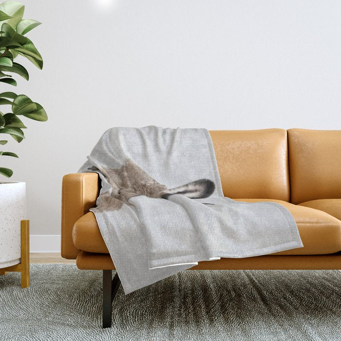Donkey - Colorful Throw Blanket Gallery Image 1