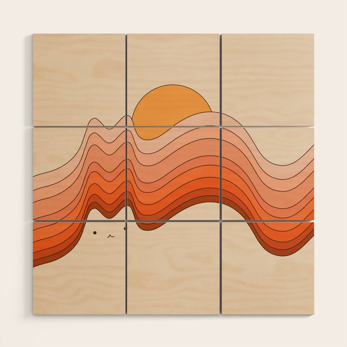 Cat Landscape 174 Wood Wall Art Gallery Image 1