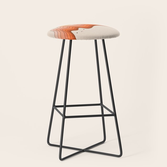 Cat Landscape 174 Stool Gallery Image 1