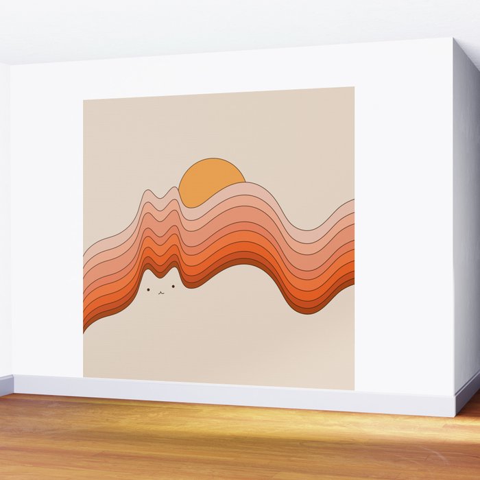 Cat Landscape 174 Wall Mural Gallery Image 2