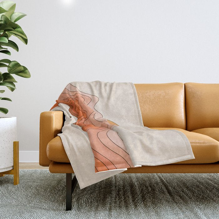 Cat Landscape 174 Throw Blanket Gallery Image 1