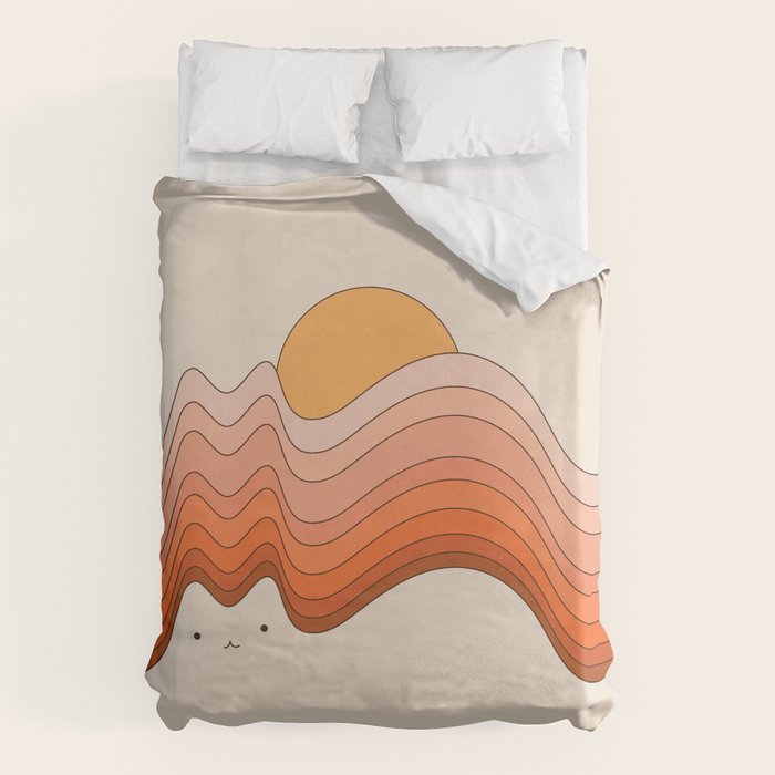 Cat Landscape 174 Duvet Cover Gallery Image 1