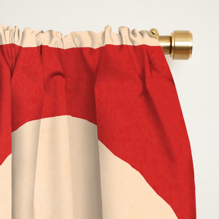 Minimalist Rabbit 4 Window Curtain Gallery Image 2