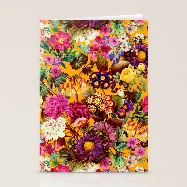 Multicolor Botanical Garden Stationery Card Gallery Image 2