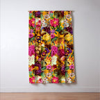 Multicolor Botanical Garden Window Curtain Gallery Image 3