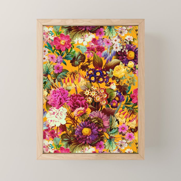 Multicolor Botanical Garden Mini Art Print Gallery Image 1
