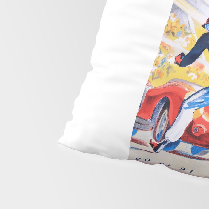 1959 24 Hours of Le Mans Race Poster Pillow Sham Gallery Image 4