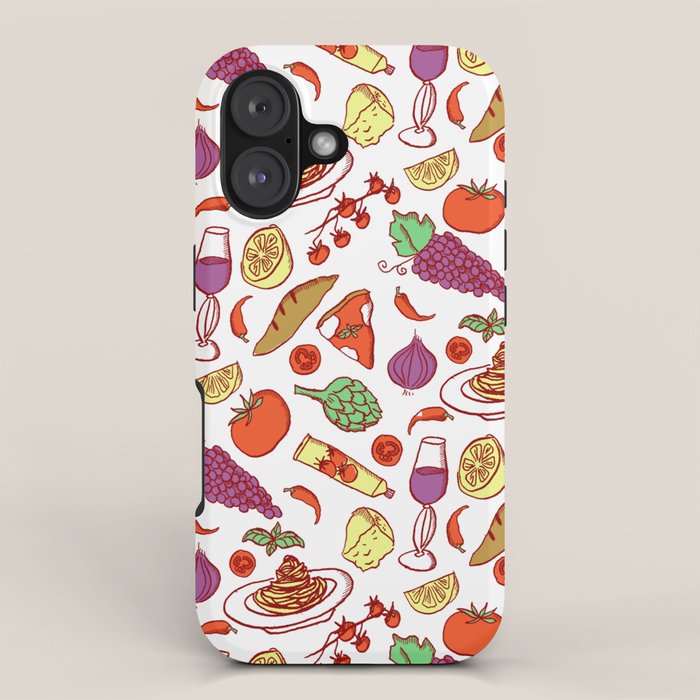 Retro 70s Italian Cucina iPhone Case Gallery Image 1